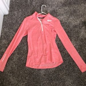 Nike running half zip